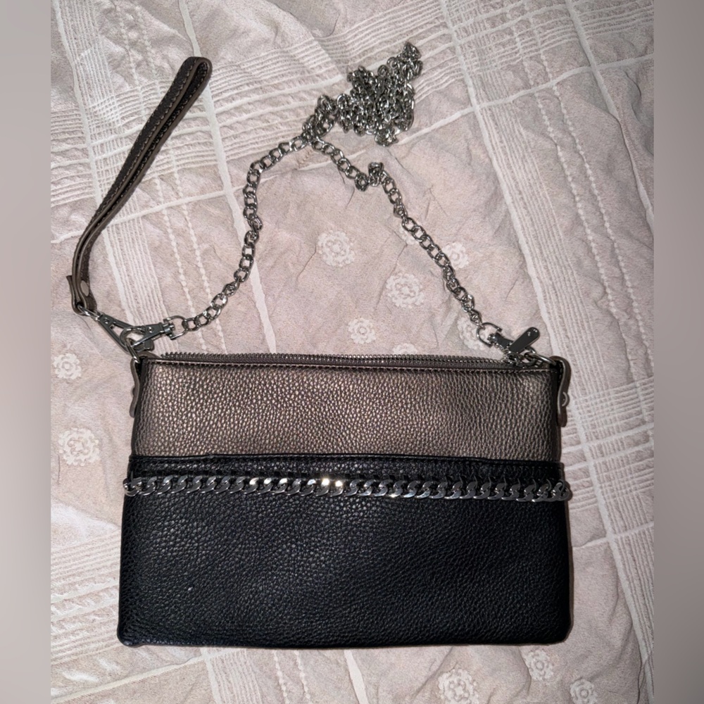 Elegant Black and Silver Women's Bag